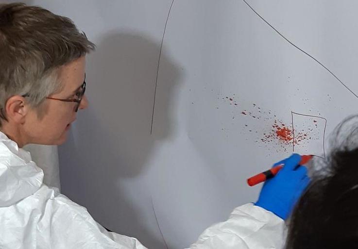 Bloodstain pattern analysis training